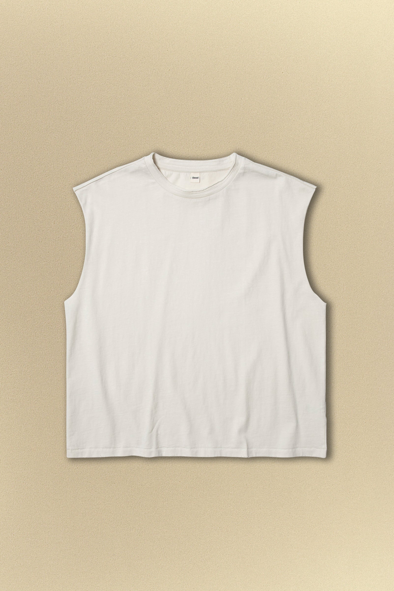 SLEEVELESS TANK in VINTAGE WHITE – Elwood Clothing