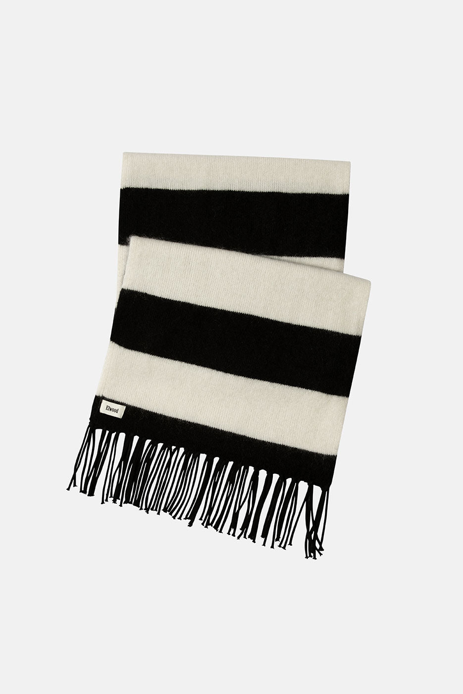 MOHAIR BLEND SCARF in STRIPE – Elwood Clothing