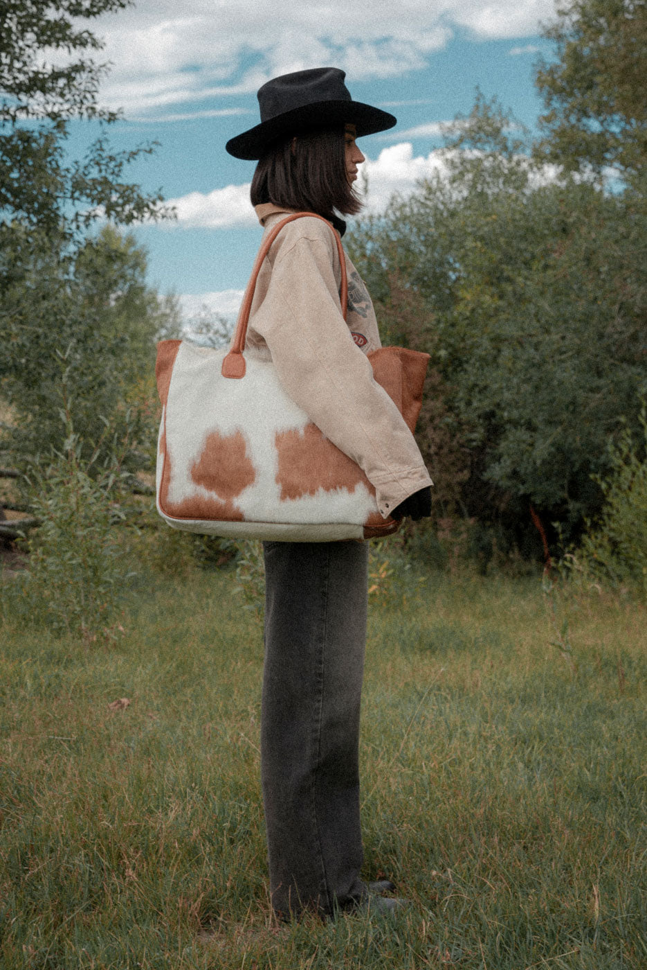 COW HIDE BAG