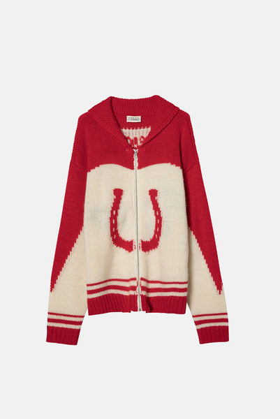 Horseshoe & Star Belted Cardigan | Stetson
