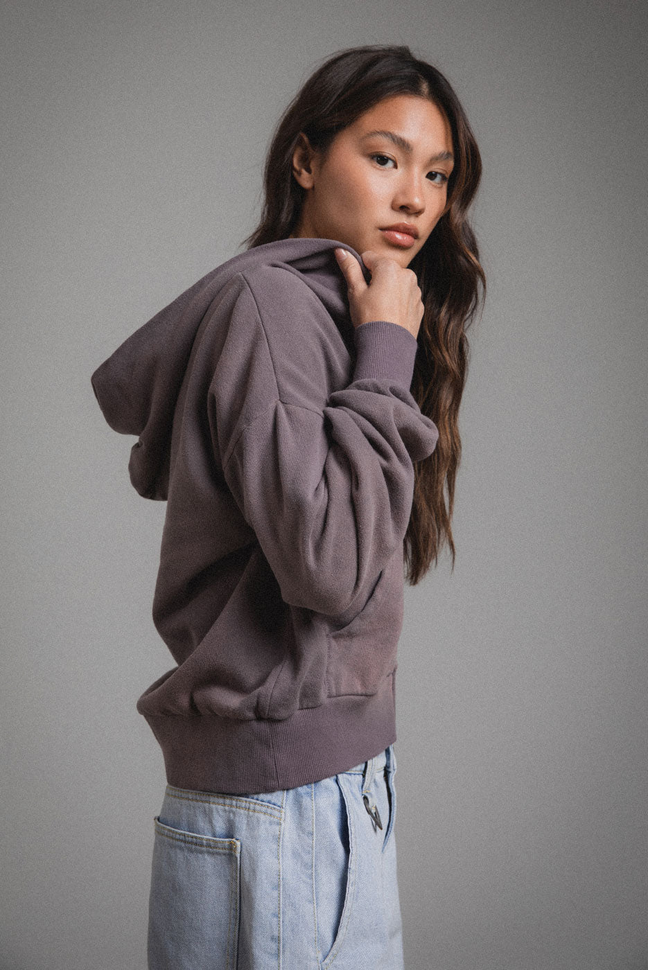 BEACHWOOD CROP HOODIE