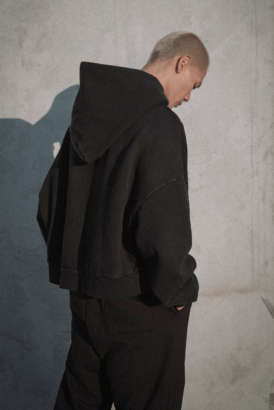 ZIP RECTANGLE HOODIE