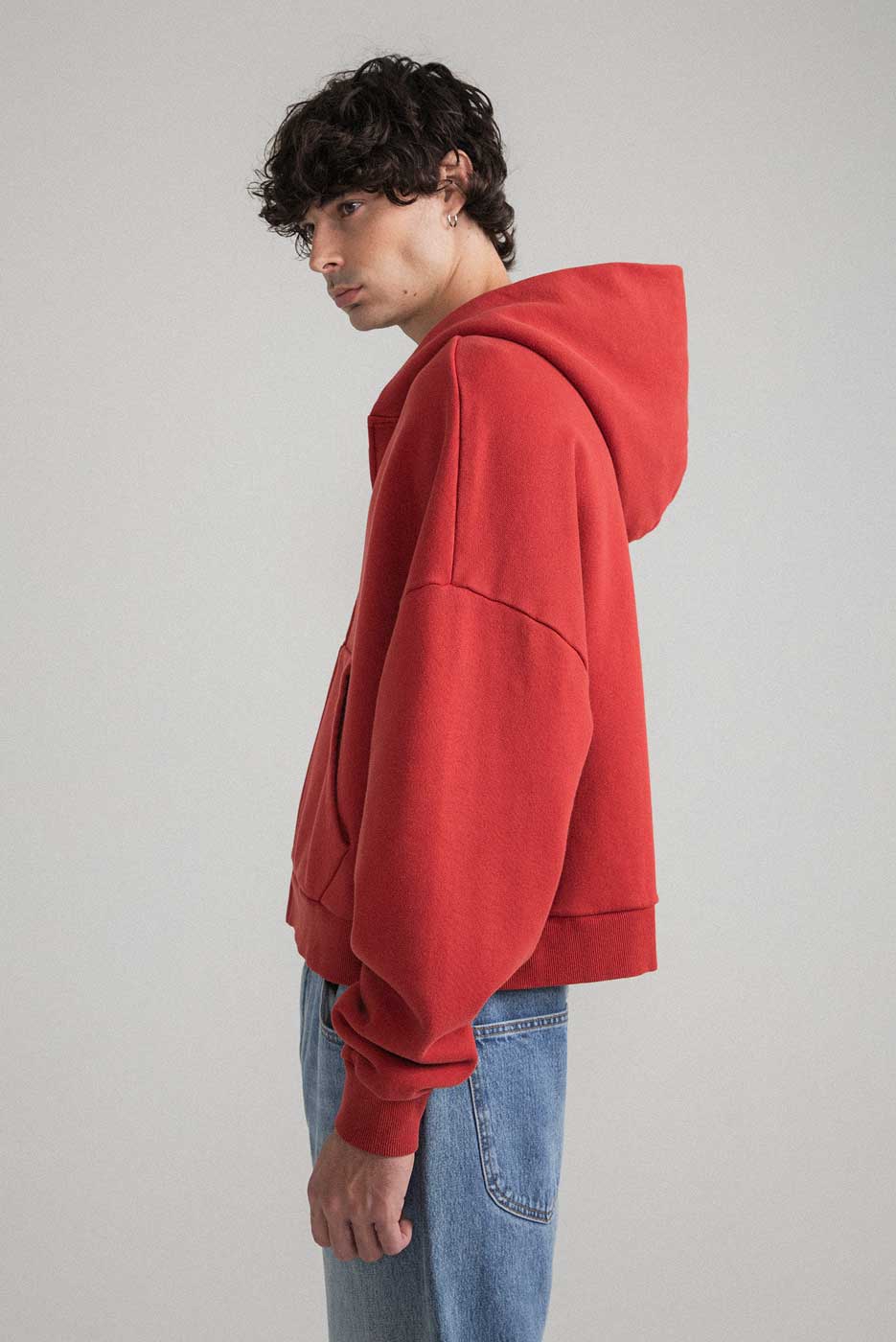 ZIP RECTANGLE HOODIE