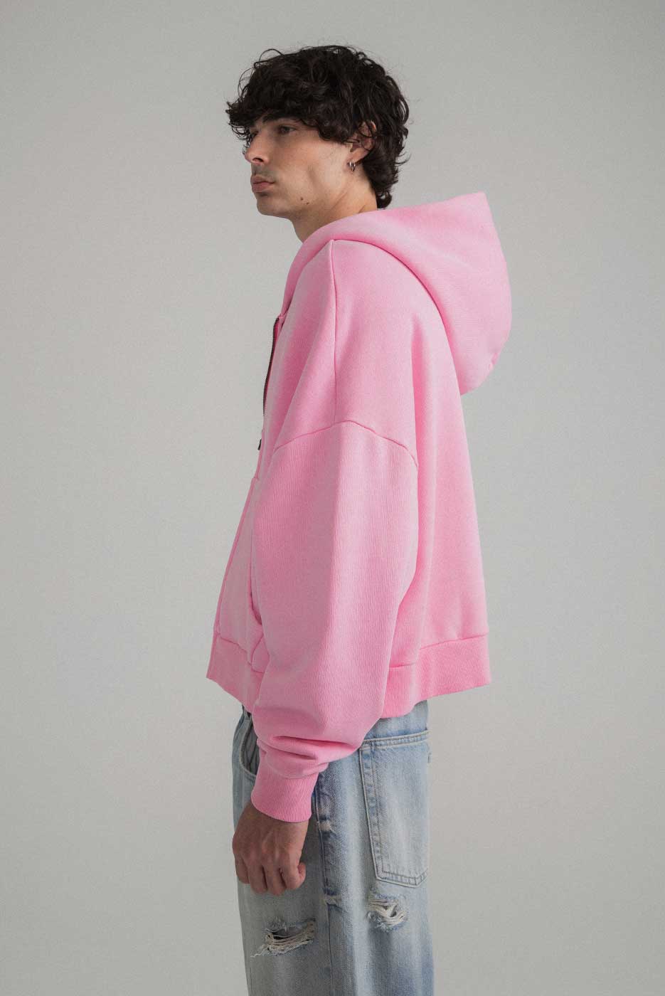 ZIP RECTANGLE HOODIE