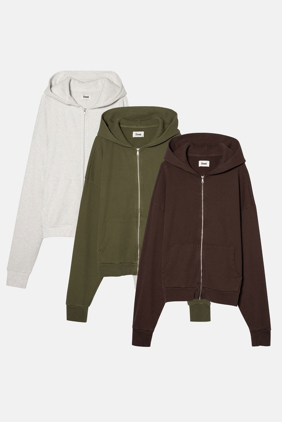 THERMAL ZIP HOODIE 3 PACK