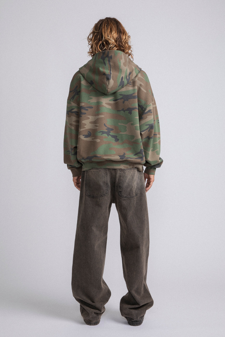 CAMO ZIP HOODIE