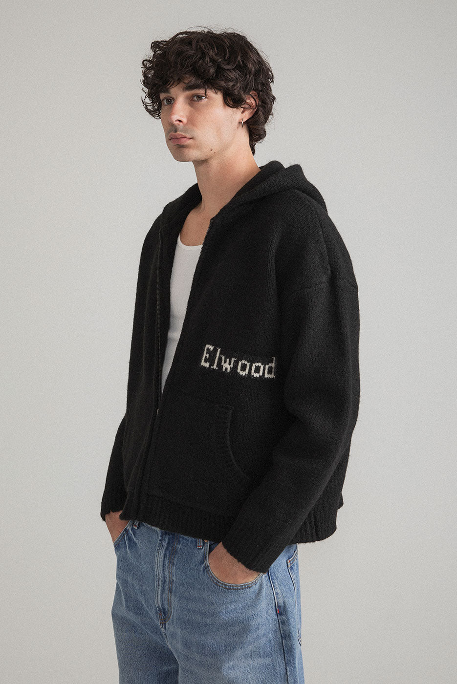 KNIT ZIP SWEATER