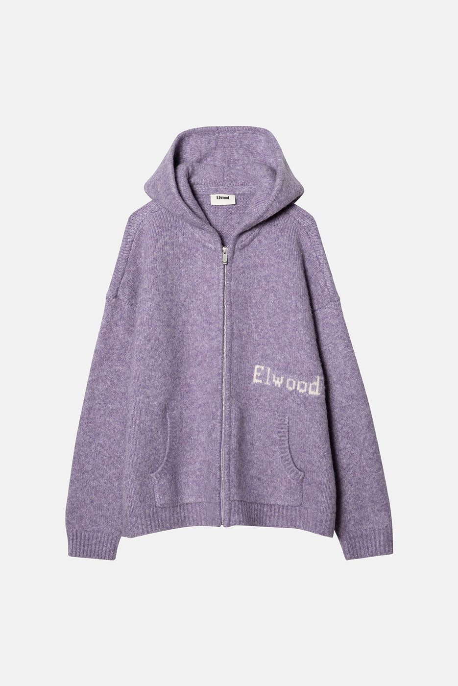 KNIT ZIP SWEATER in LAVENDER – Elwood Clothing
