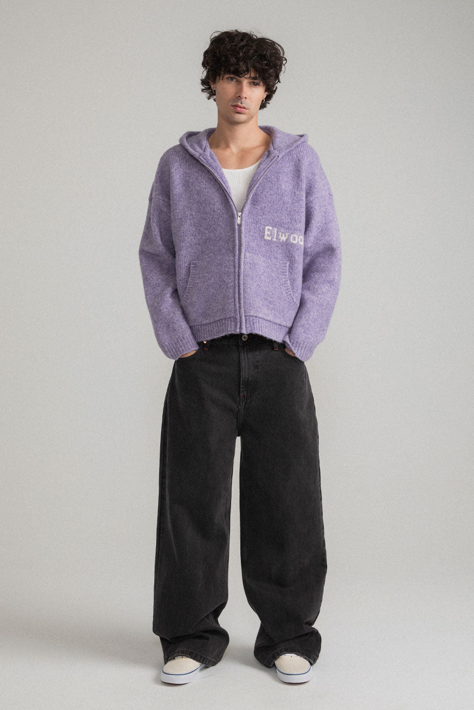 KNIT ZIP SWEATER