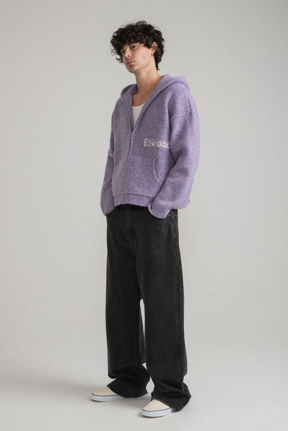 KNIT ZIP SWEATER