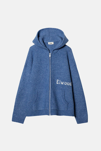 KNIT ZIP SWEATER in TRUE BLUE – Elwood Clothing