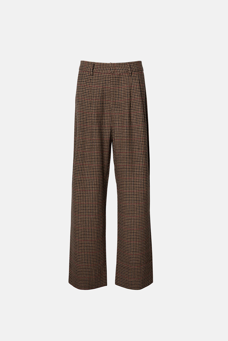 GRANDAD PANT in BROWN HOUNDSTOOTH – Elwood Clothing GRANDAD PANT in BROWN HOUNDSTOOTH – Elwood Clothing