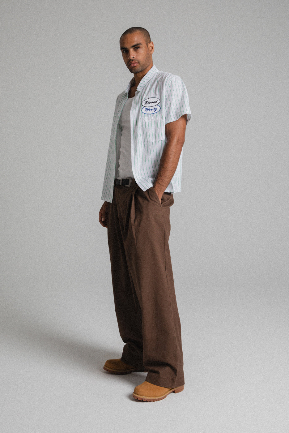 BIG PLEATS CHINO PANT