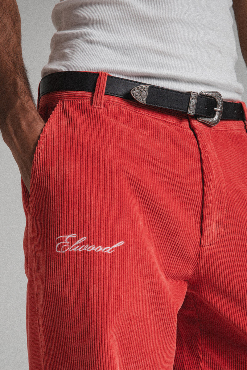 BAGGY CORDUROY PANT in FIRE – Elwood Clothing