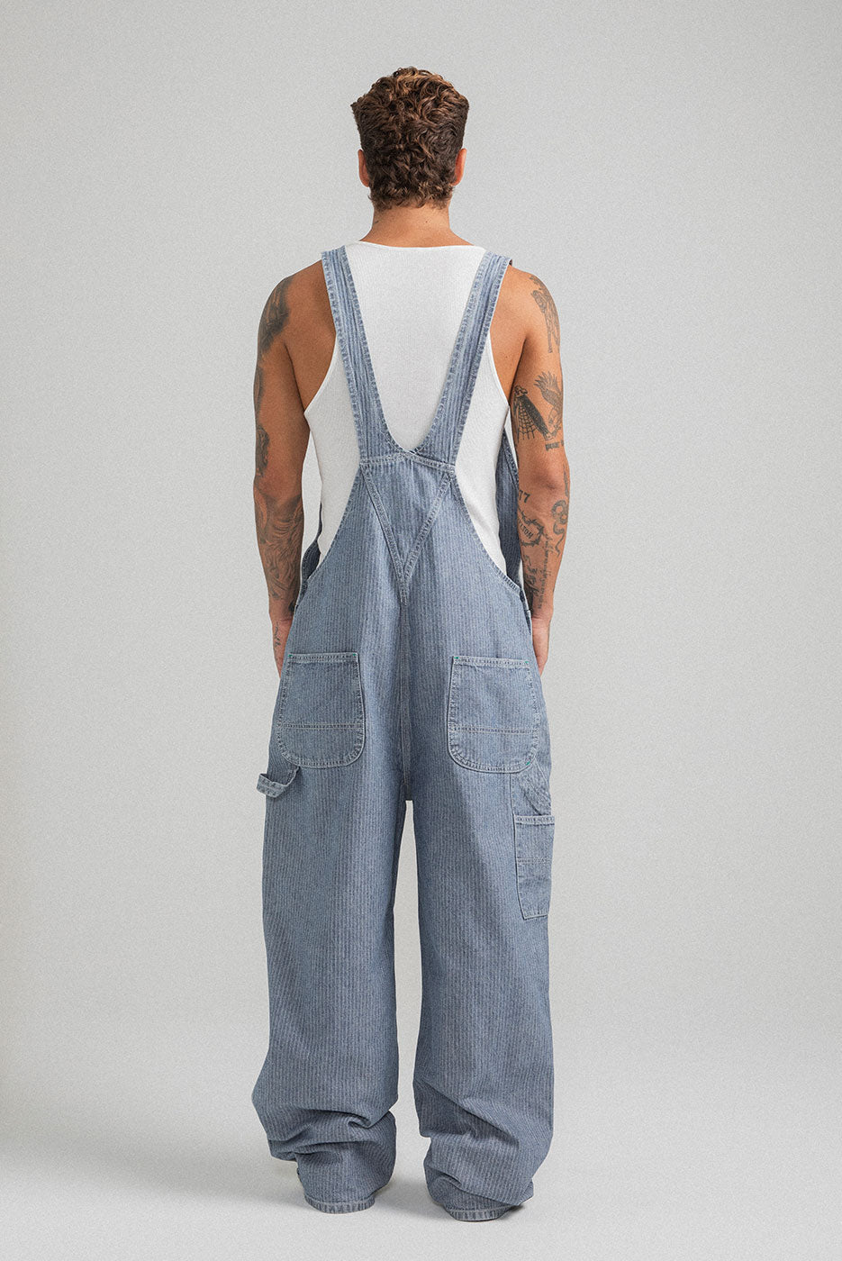 BLEACHER DENIM OVERALL