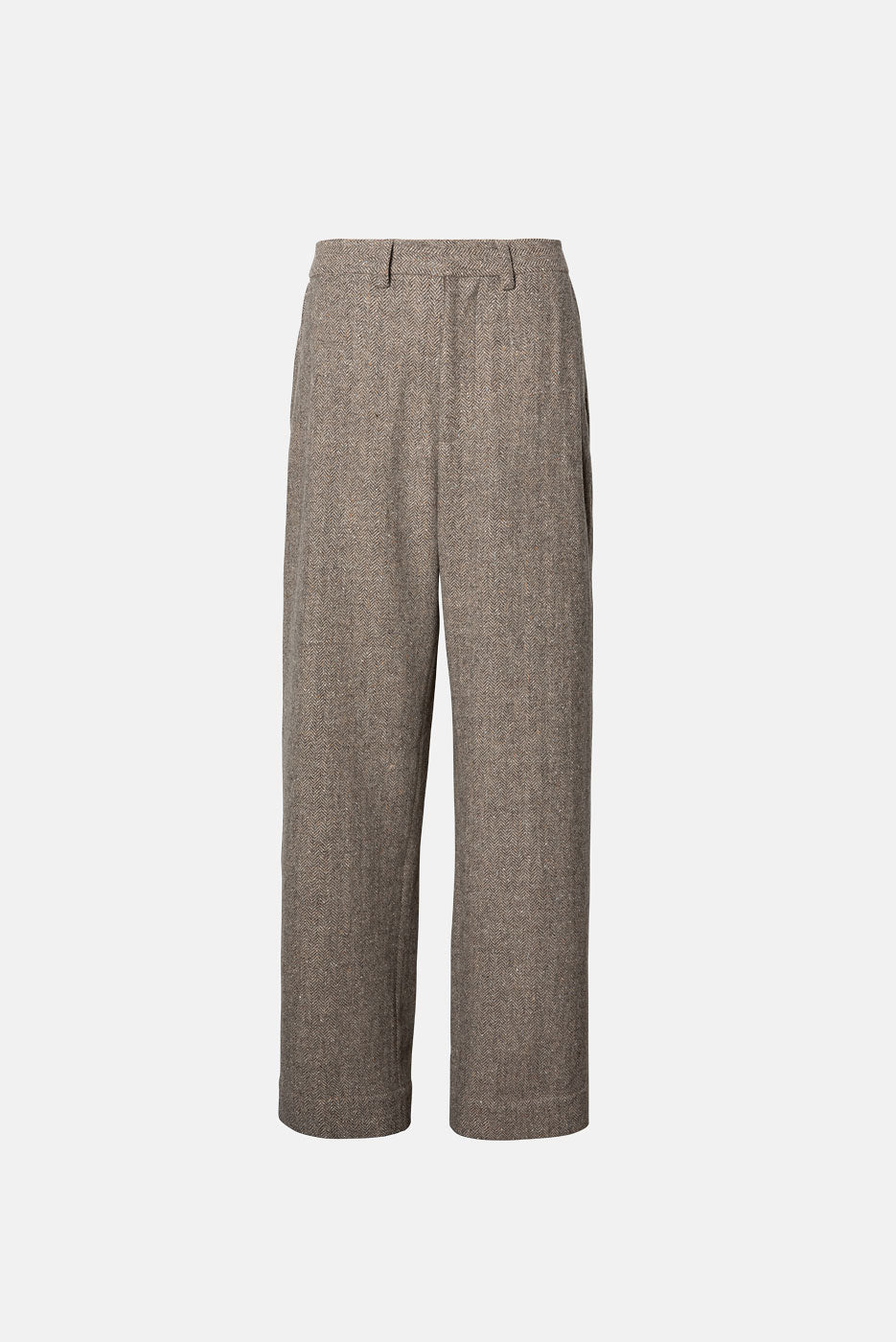 パンツ Phlannel 22AW WoolCashmerBuggyTrousers HERITAGE PANT in GREY HERRINGBONE – Elwood Clothing