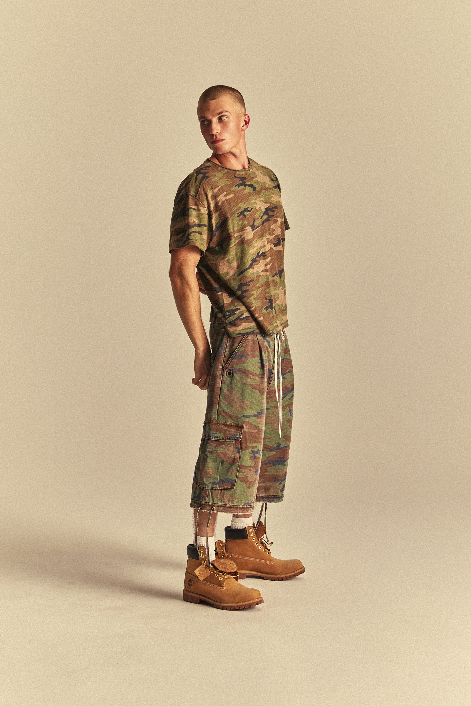 パンツ Shirt Pattern Camo Baggy Short(L.Blue) BAGGY CAMO SHORT in CAMO – Elwood Clothing
