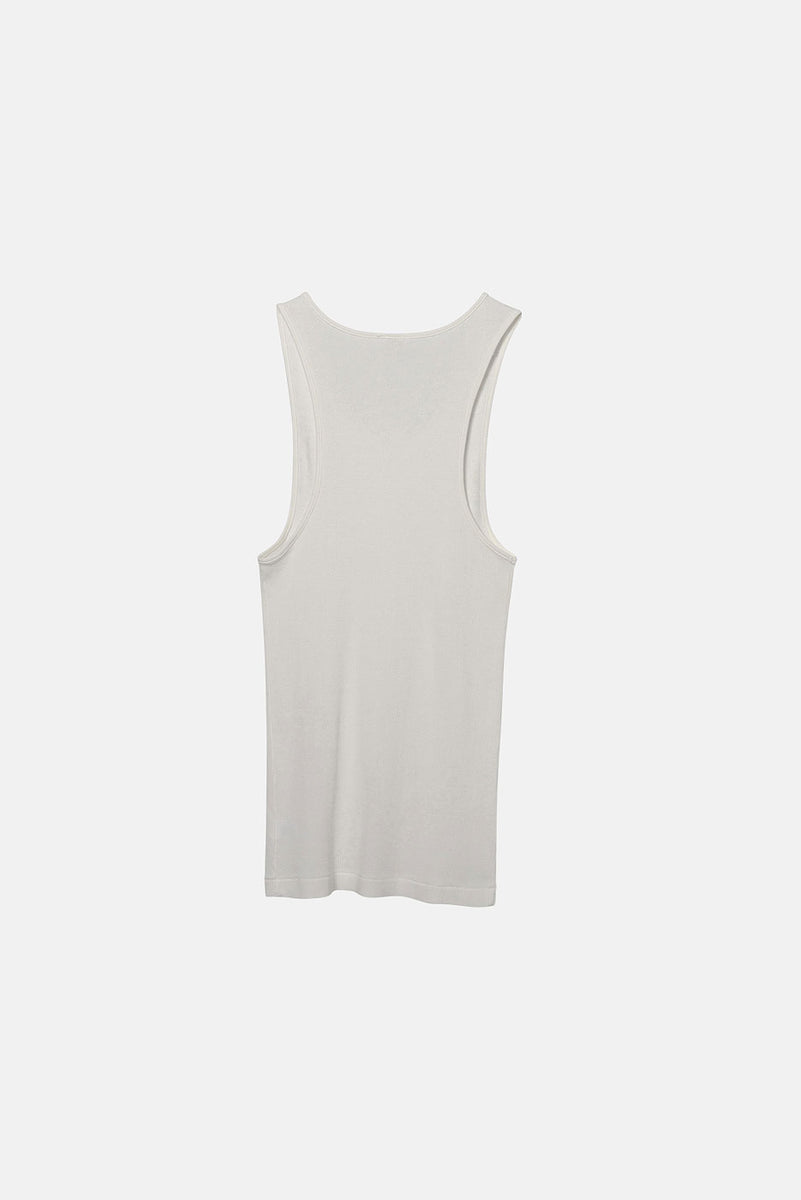 MALIBU TANK in AGED WHITE RIB – Elwood Clothing