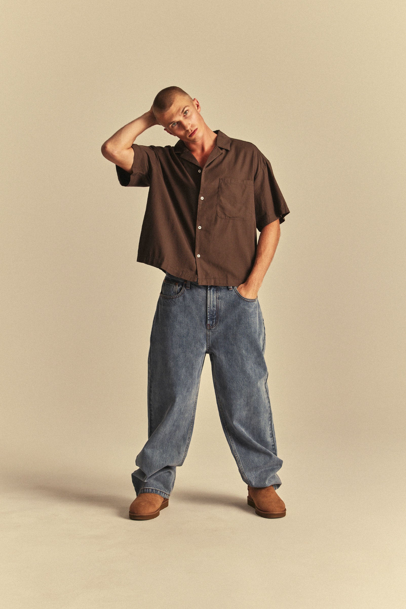 CAMP SHIRT in BROWN – Elwood Clothing