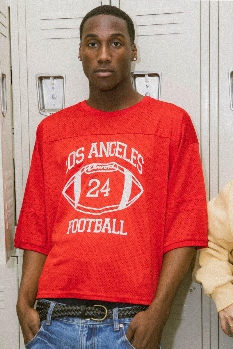 MESH PRACTICE JERSEY in GAME DAY RED – Elwood Clothing