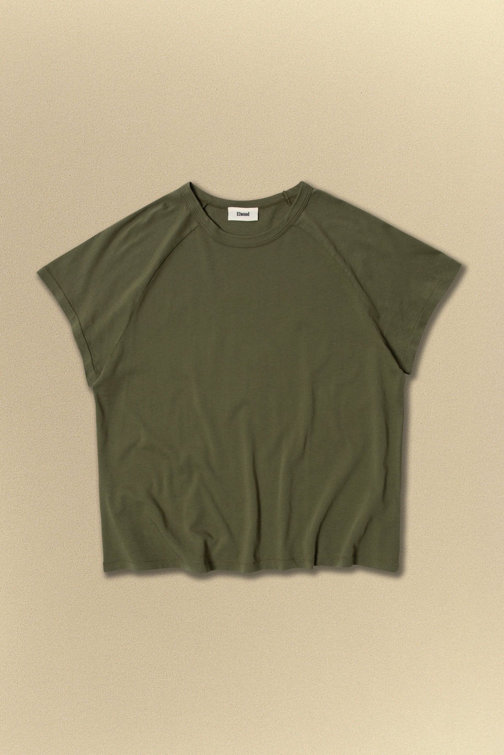 SS RAGLAN TEE in OLIVE – Elwood Clothing