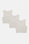 MALIBU CROP TANK 3 PACK