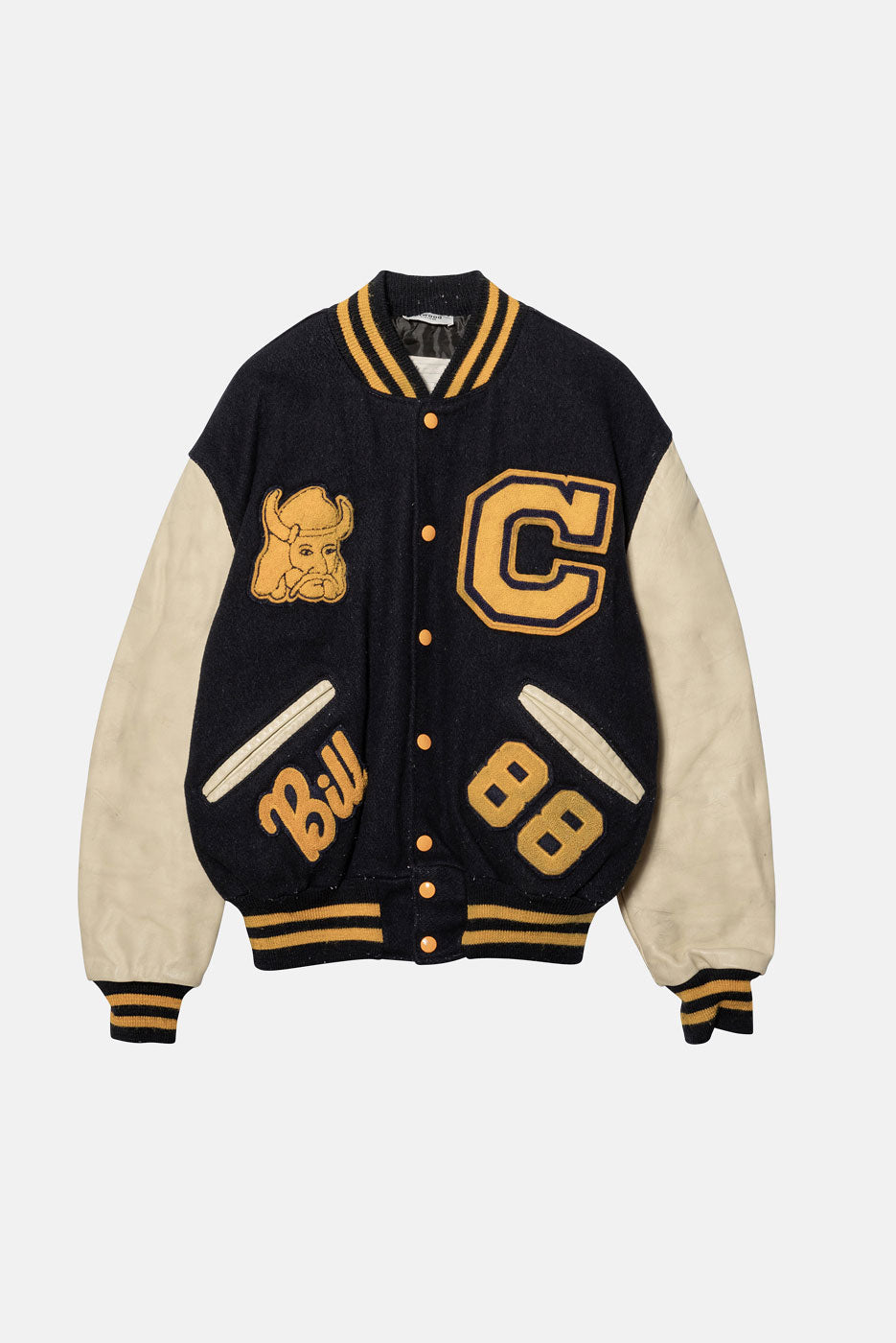 VINTAGE LETTERMAN JACKET - S