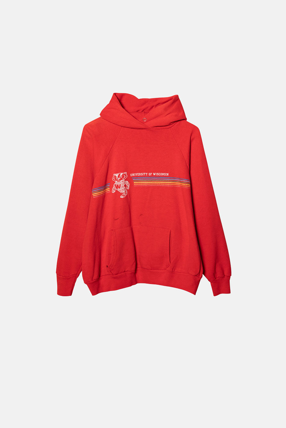 VINTAGE WISCONSIN RAGLAN HOODIE