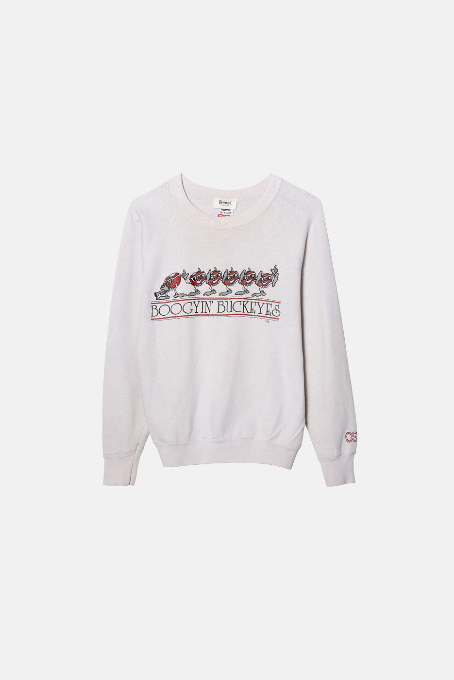 VINTAGE BUCKEYES RAGLAN CREWNECK