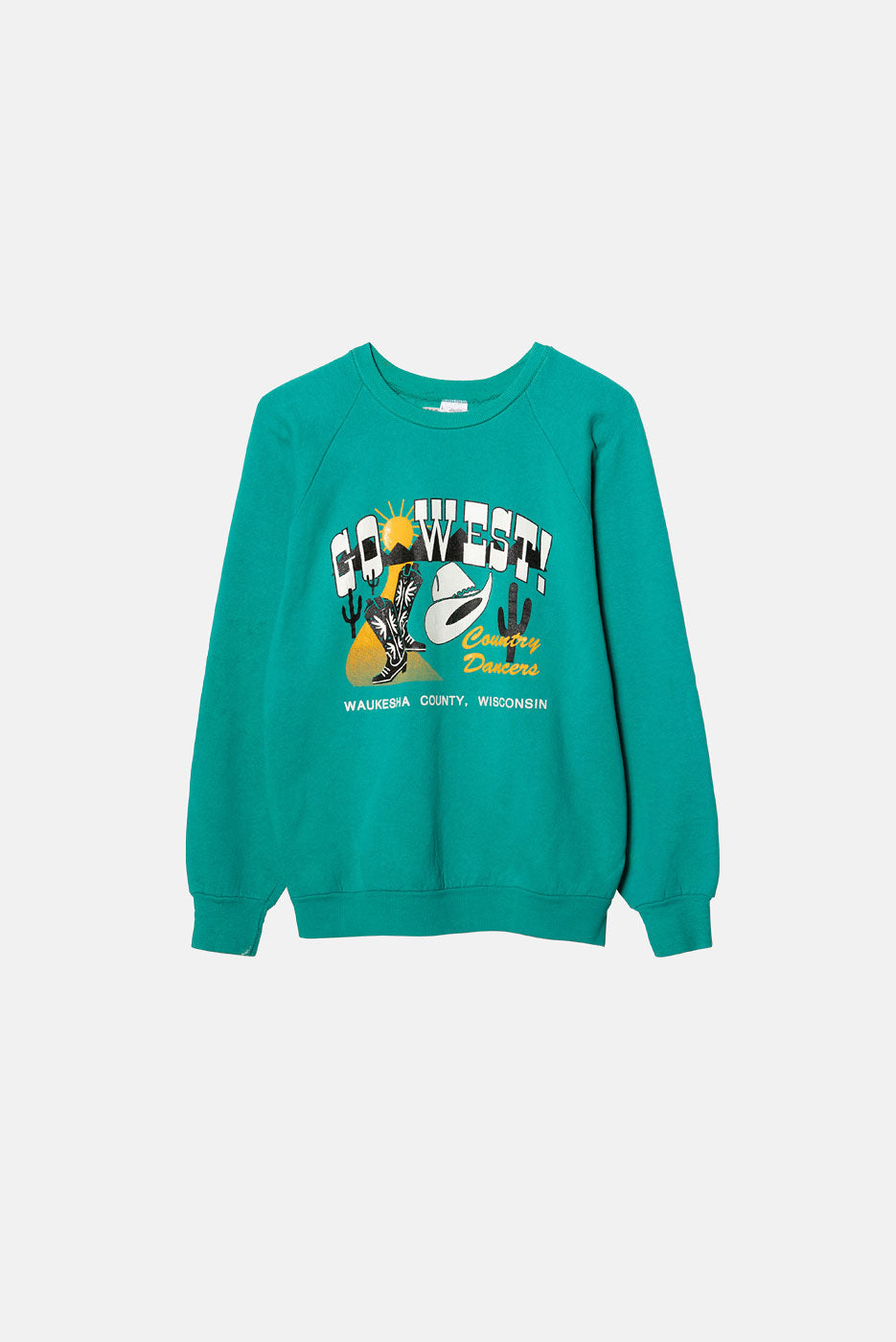 VINTAGE GO WEST CREWNECK
