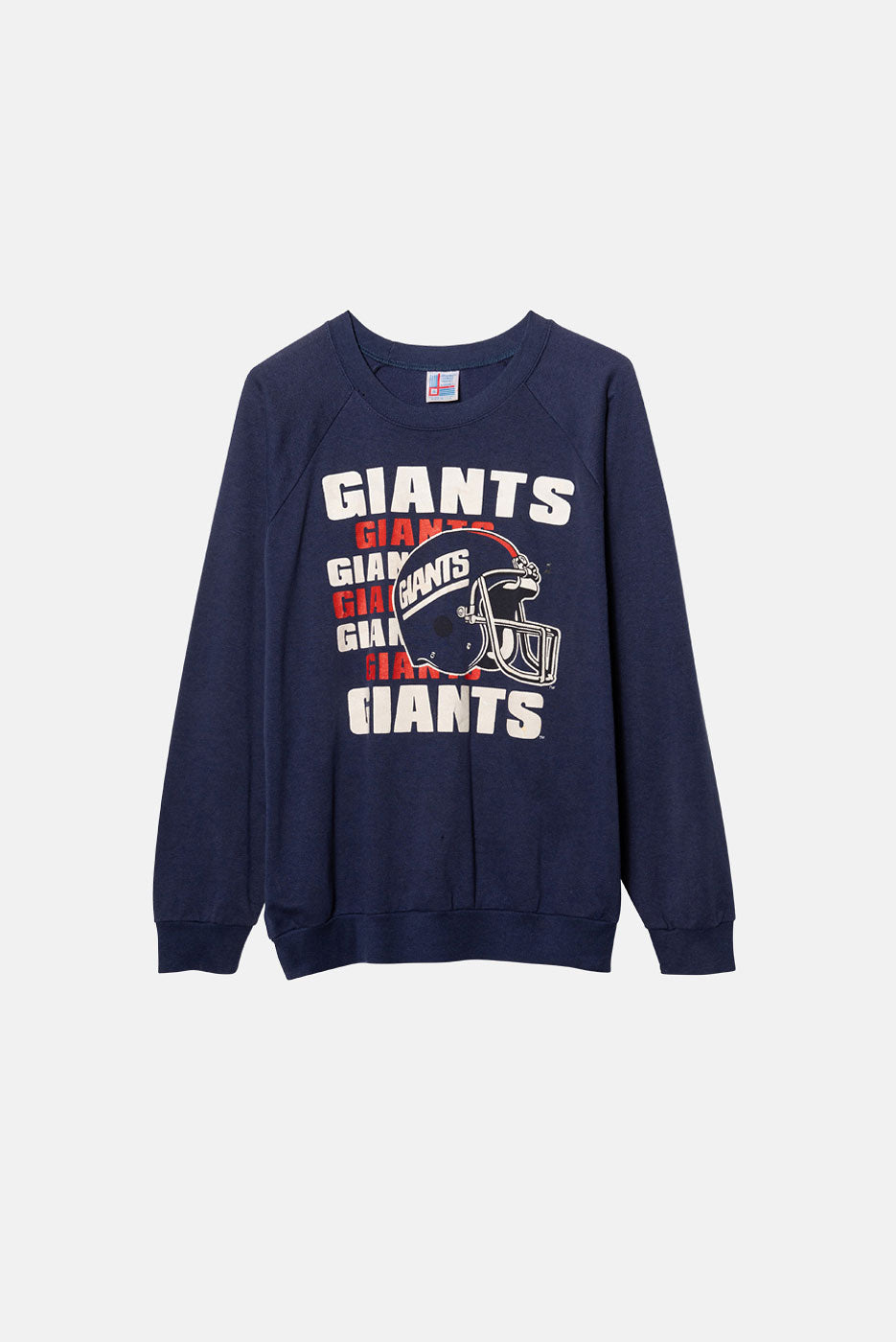 VINTAGE NY GIANTS RAGLAN CREWNECK