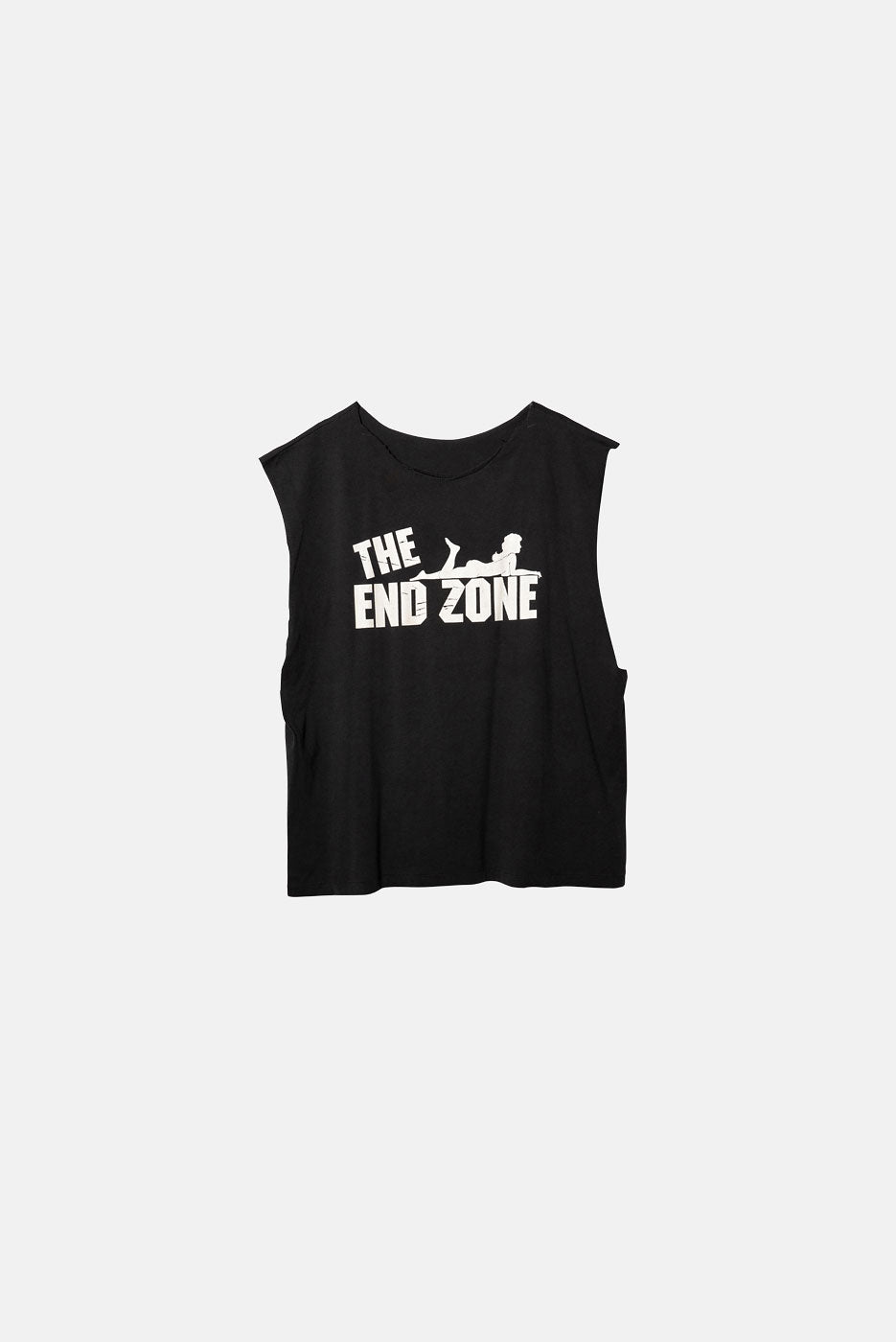 VINTAGE END ZONE CUT OFF TEE