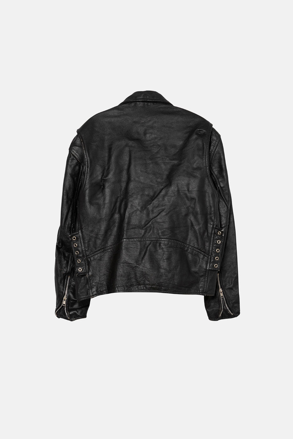 VINTAGE BLACK LEATHER JACKET