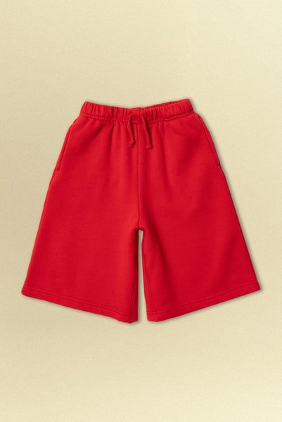 KIDS BAGGY CORE SHORT in RED – Elwood Clothing