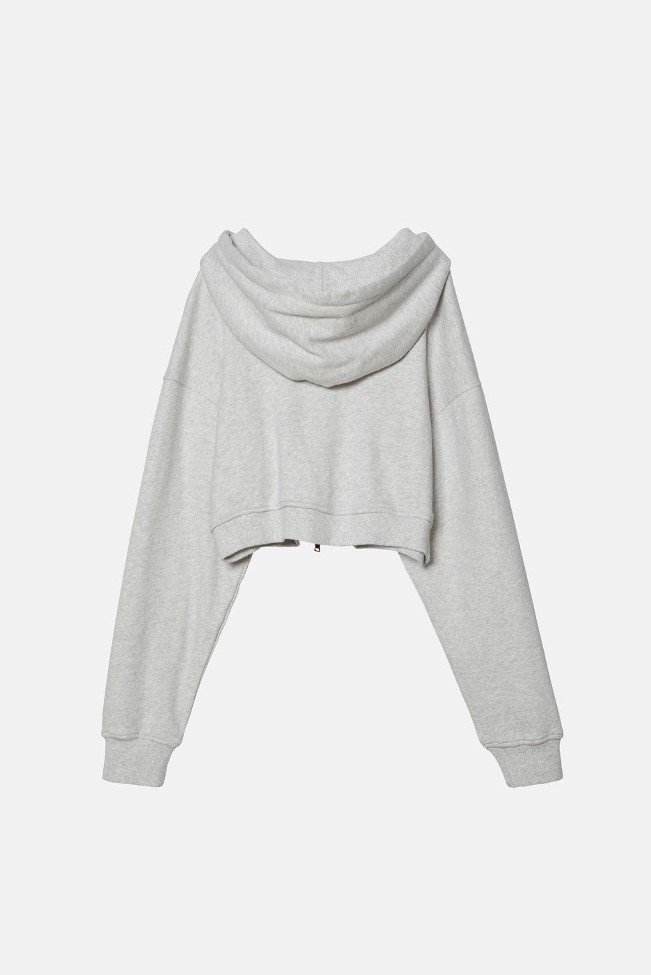 BABYDOLL CROP ZIP HOODIE