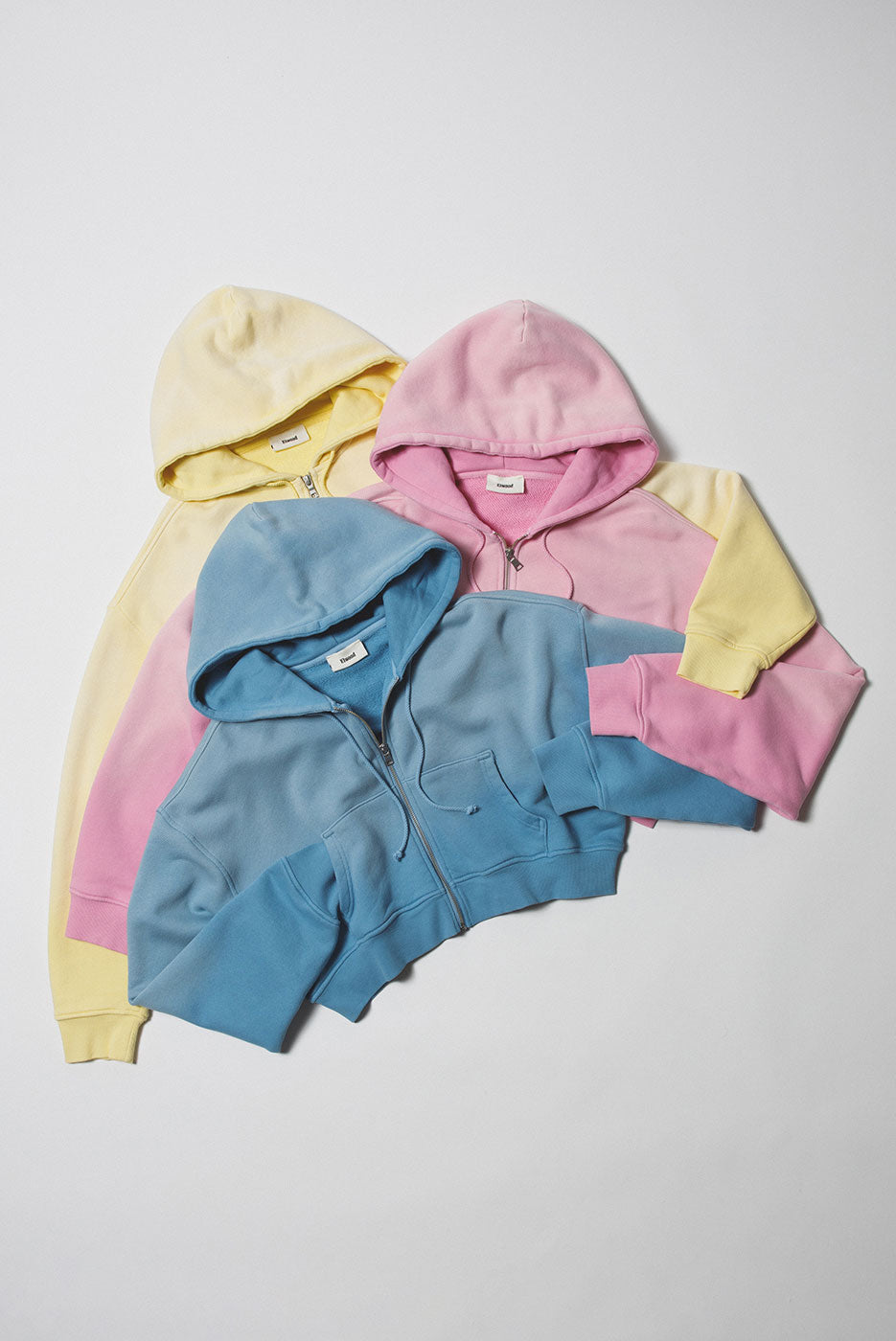 BABYDOLL CROP ZIP HOODIE 3 PACK