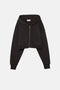 BABYDOLL CROP ZIP HOODIE