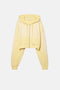 BABYDOLL CROP ZIP HOODIE