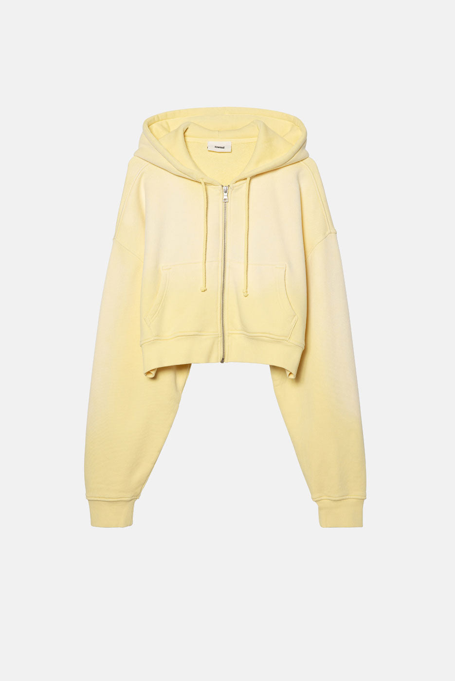 BABYDOLL CROP ZIP HOODIE