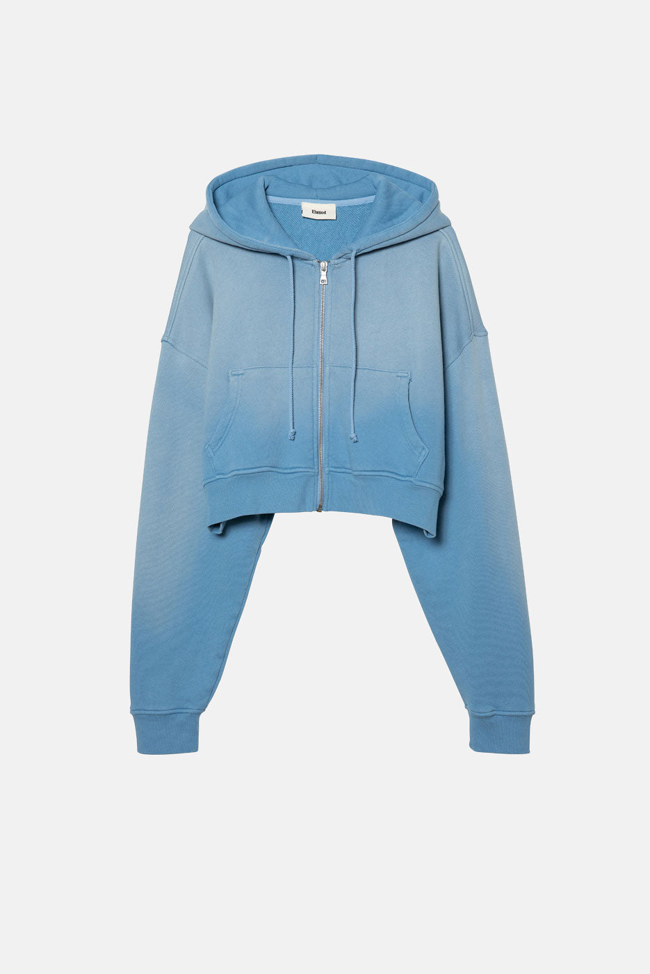 BABYDOLL CROP ZIP HOODIE