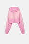 BABYDOLL CROP ZIP HOODIE