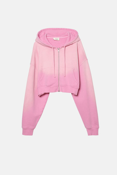 トップス JILTU baby frill hoodie sax ジルチュ JILTU baby frill hoodie sax パーカー 水色