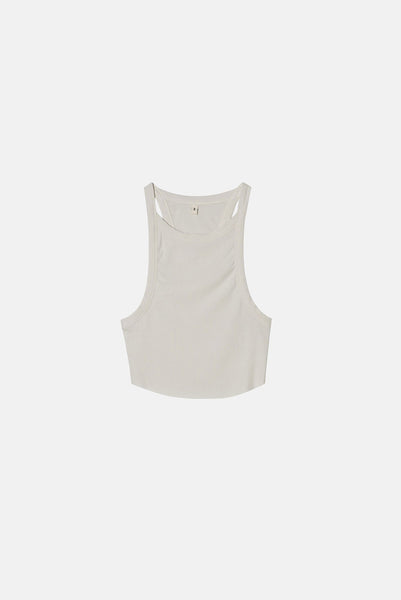 2024ss RH Vintage Tank Top XS 厚手オフ白 Zig-Zag Classic Emblem Women's Tank Top White | Zig-Zag